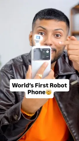techburner Instagram post about Robot phone concept