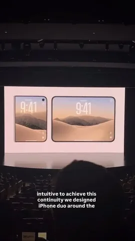 techme0ut Instagram post about Foldable iPhone Duo
