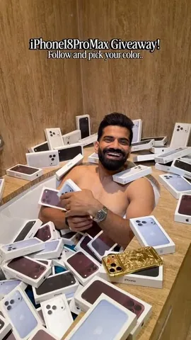 technicalguruji Instagram post about IPhone 18 Pro Max giveaway