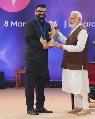 technicalguruji Instagram post about Creator award recognition