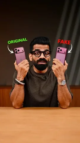 technicalguruji Instagram post about Counterfeit smartphone warning