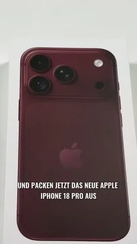 technikfaultier Instagram post about IPhone 18 Pro Unboxing