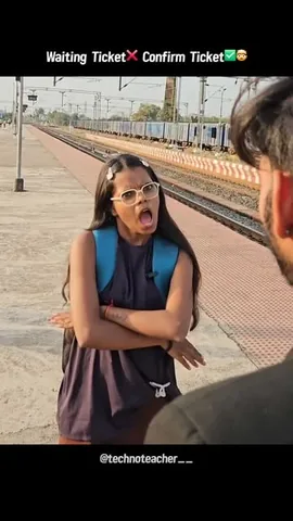 technoteacher__ Instagram post about Confirmed train ticket booking