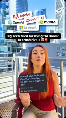 tech.unicorn Instagram post about AI safety and competition