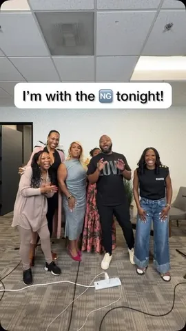 thatchickangel Instagram post about Group entertainment