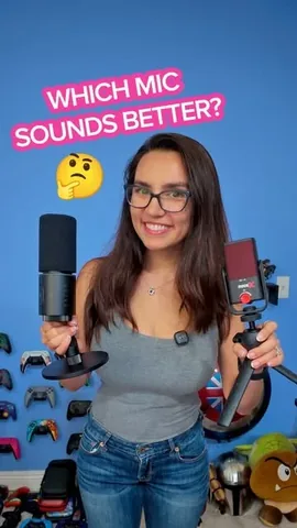 thatgrltrish Instagram post about Streaming microphones