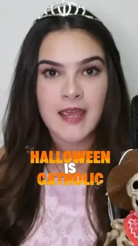 thatonecatholicgirl Instagram post about Halloween and Catholicism