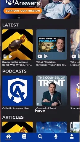 thatonecatholicgirl Instagram post about Catholic Answers App