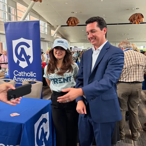 thatonecatholicgirl Instagram post about Catholic Answers Conference