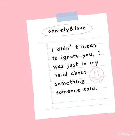 thatsappywriter Instagram post about Anxiety and relationships