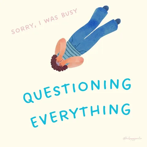 thatsappywriter Instagram post about Anxiety spirals