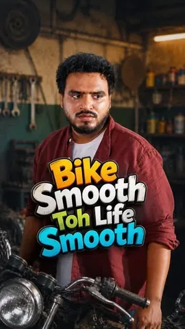 theamitbhadana Instagram post about Motorcycle oil promotion