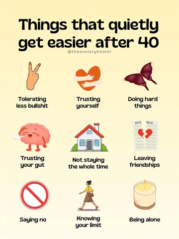 theanxietyhealer Instagram post about Midlife boundaries