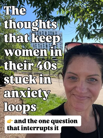 theanxietyhealer Instagram post about Midlife self doubt