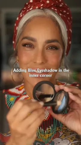 thebeautydebut Instagram post about Blue eyeshadow makeup