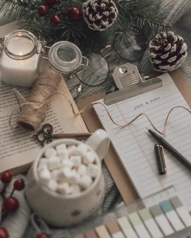 the.bookish.astronaut Instagram post about New Year personal reflection