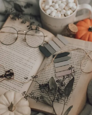 the.bookish.astronaut Instagram post about Autumn aesthetic