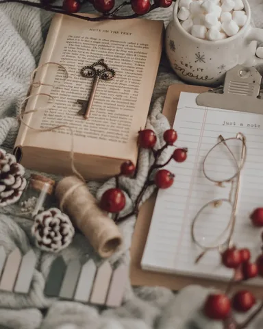 the.bookish.astronaut Instagram post about Seasonal greeting