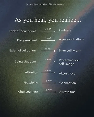 thebraincoach Instagram post about Healing and self awareness