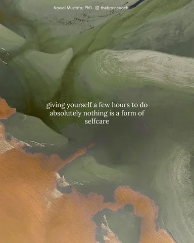 thebraincoach Instagram post about Self care and boundaries