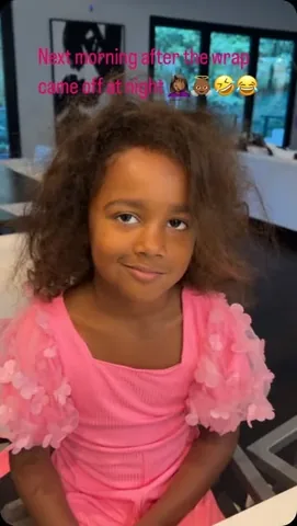 thebrooklyndaly Instagram post about Childhood hair styling