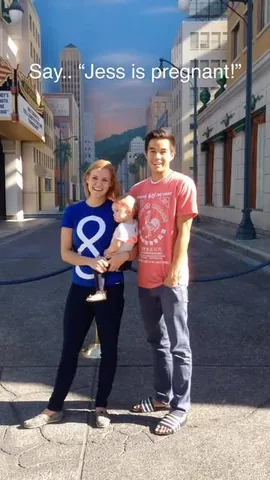thebucketlistfamily Instagram post about Family memory and pregnancy announcement