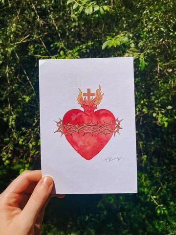 thecandidcatholic Instagram post about Catholic devotional art