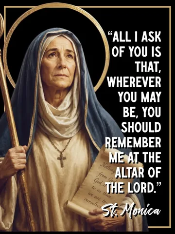 thecatholiccouple1 Instagram post about St. Monica’s prayer