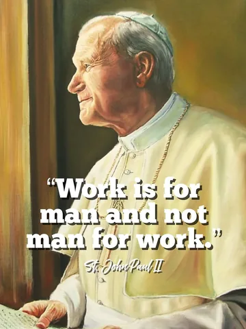 thecatholiccouple1 Instagram post about Faith and work
