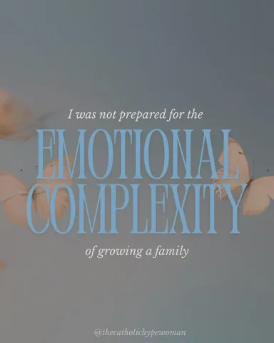 thecatholichypewoman Instagram post about Motherhood challenges