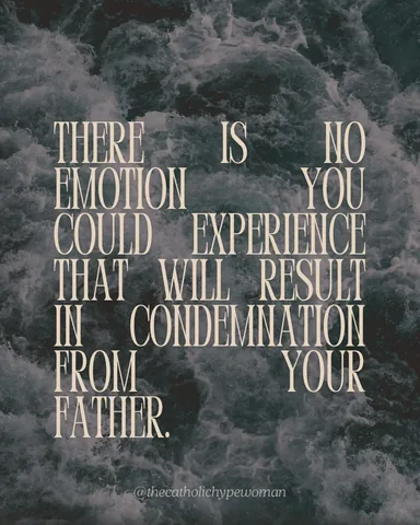thecatholichypewoman Instagram post about Emotional openness with God
