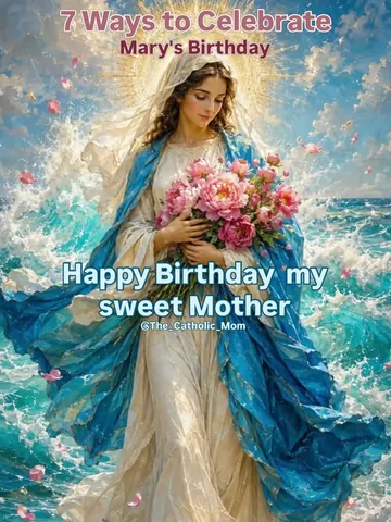 the_catholic_mom Instagram post about Nativity of the Blessed Virgin Mary
