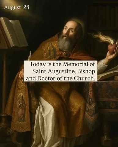 the_catholic_mom Instagram post about Saint Augustine