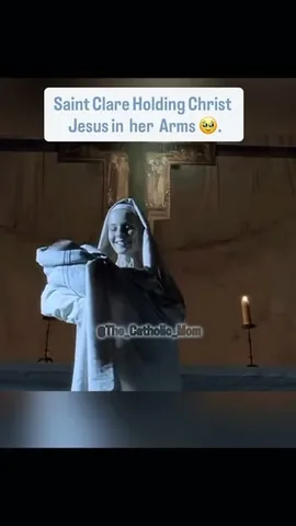 the_catholic_mom Instagram post about Saint Clare of Assisi