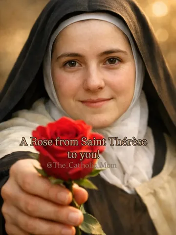 the_catholic_mom Instagram post about Saint Thérèse of Lisieux