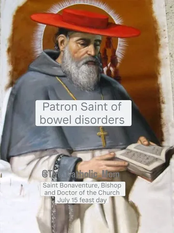 the_catholic_mom Instagram post about Saint Bonaventure