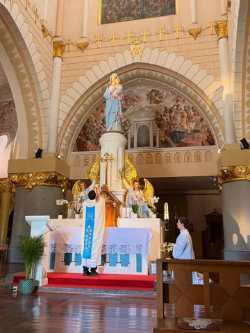 thecatholictraveler Instagram post about Our Lady of Šiluva shrine