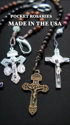 thecatholicwoodworker Instagram post about Pocket rosaries