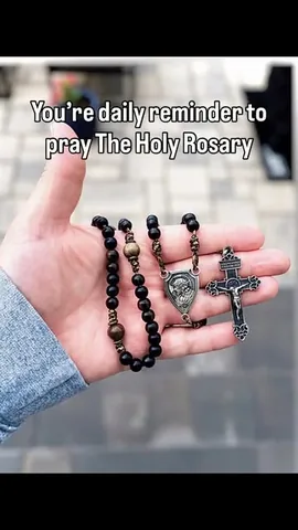 thecatholicwoodworker Instagram post about Rosary