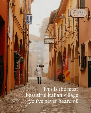 thecommonwanderer Instagram post about Dozza travel guide
