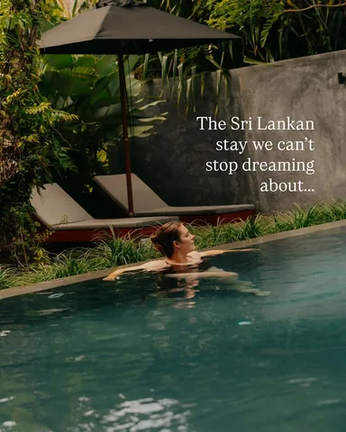 thecommonwanderer Instagram post about Ahangama accommodation