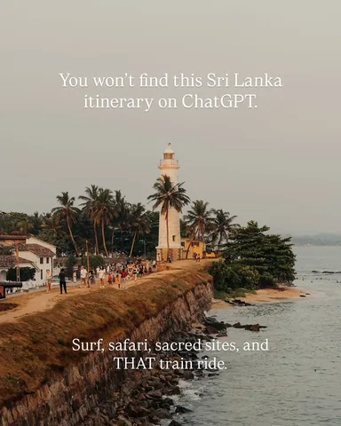 thecommonwanderer Instagram post about Sri Lanka itinerary
