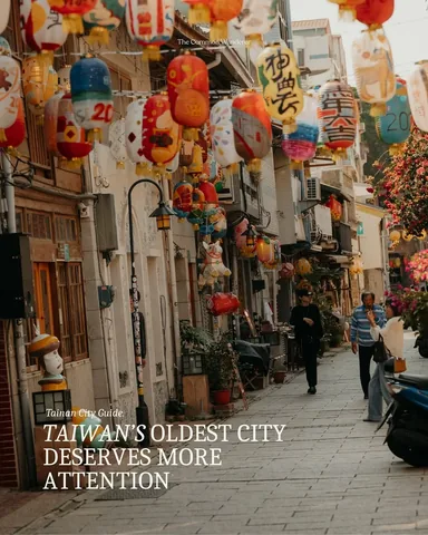 thecommonwanderer Instagram post about Tainan travel guide