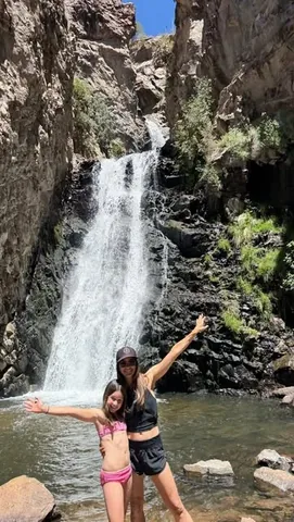 thecraftblog Instagram post about Nambé Falls travel guide