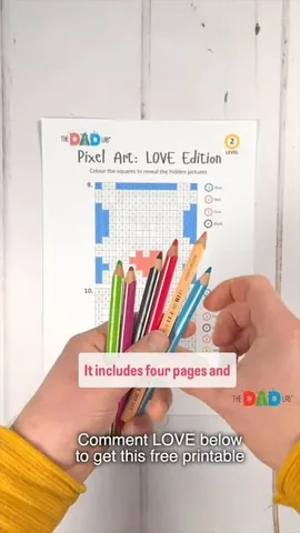thedadlab Instagram post about Children’s Valentine’s Day activities