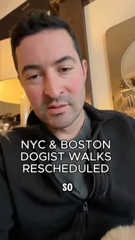 thedogist Instagram post about Dogist walk schedule