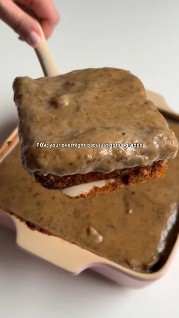 thefoodmedic Instagram post about Sticky toffee pudding baked oats