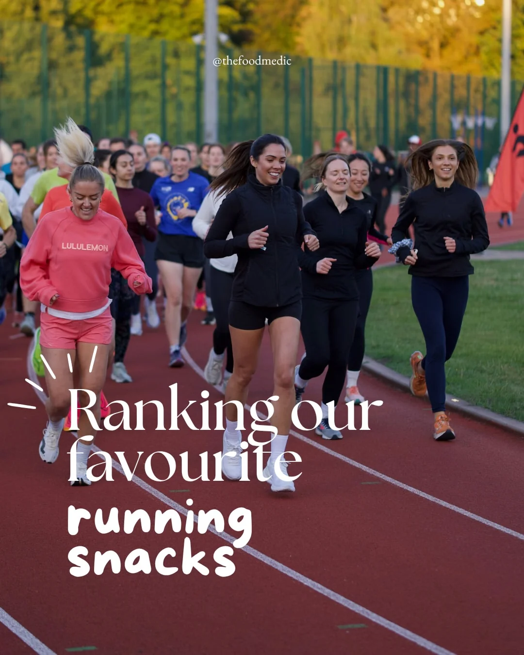 thefoodmedic Instagram post about Runner’s Handbook