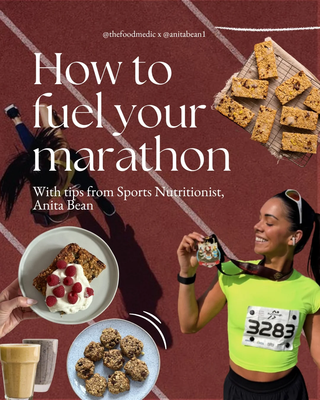thefoodmedic Instagram post about Marathon fuelling