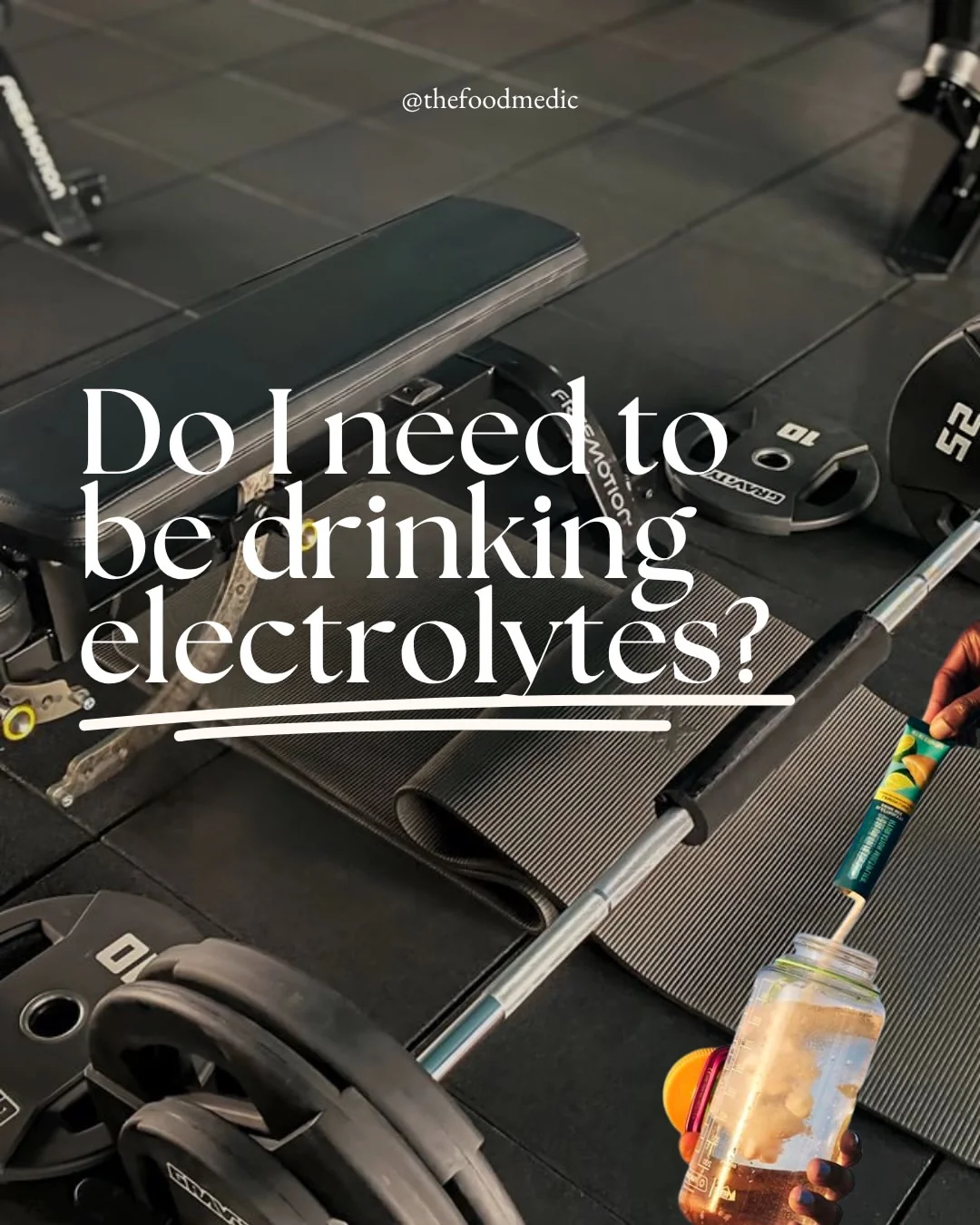 thefoodmedic Instagram post about Electrolytes